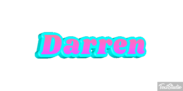 Darren Текстовый эффект