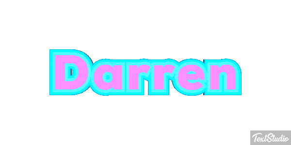 Darren Текстовый эффект