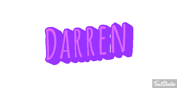 Darren Текстовый эффект
