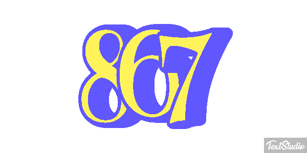 867 Текстовый эффект