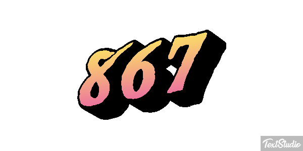 867 Текстовый эффект