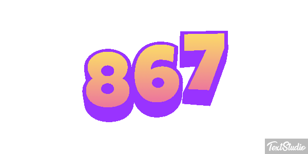 867 Текстовый эффект