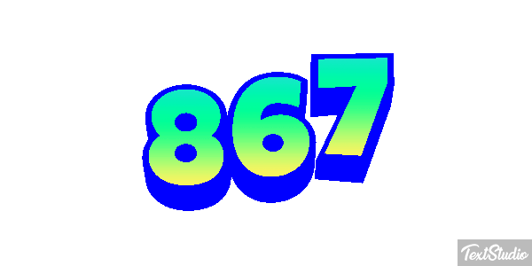 867 Текстовый эффект