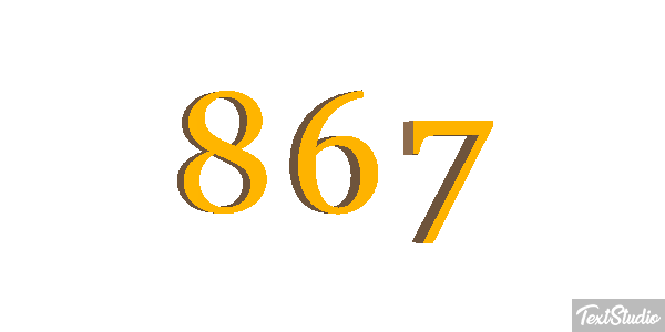 867 Текстовый эффект