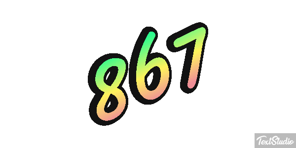 867 Текстовый эффект