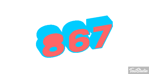 867 Текстовый эффект