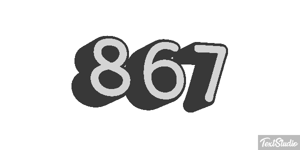 867 Текстовый эффект