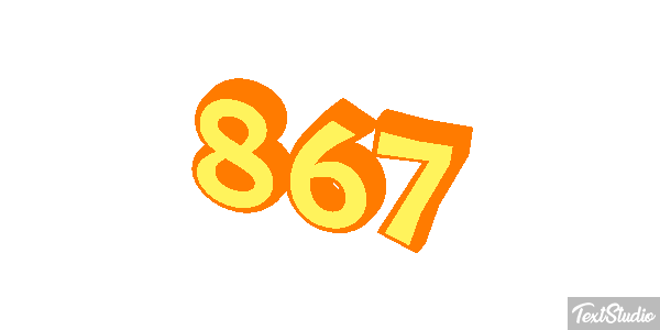 867 Текстовый эффект