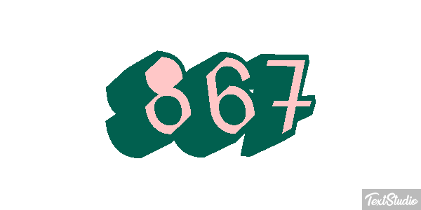 867 Текстовый эффект