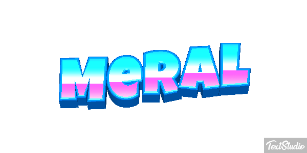 Meral Efekt tekstowy
