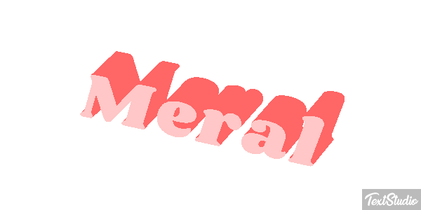 Meral Efekt tekstowy