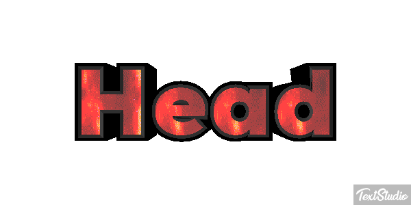 Head Texteffekt