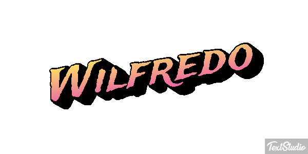 Wilfredo Text effect
