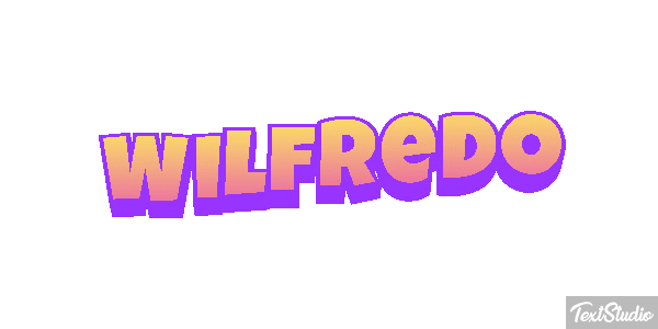 Wilfredo Text effect