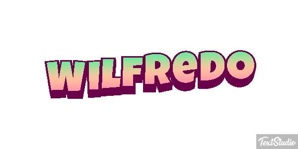 Wilfredo Text effect