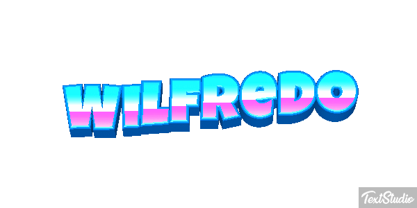 Wilfredo Text effect