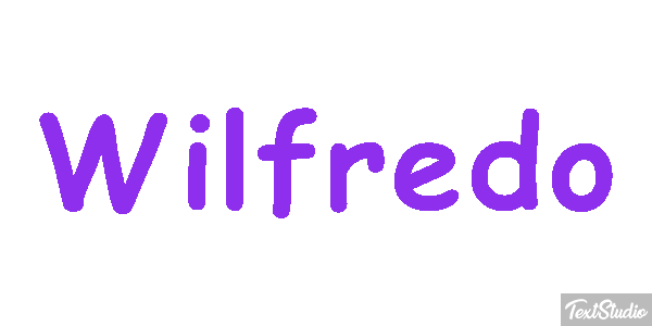 Wilfredo Text effect