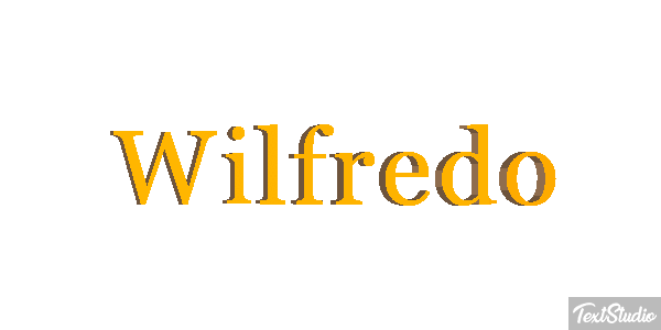 Wilfredo Text effect
