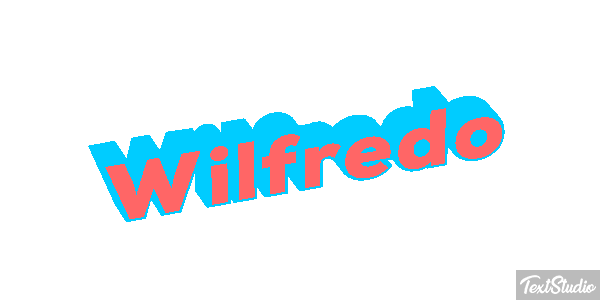Wilfredo Text effect