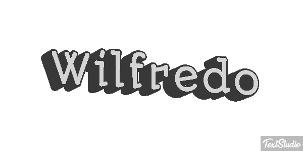 Wilfredo Text effect
