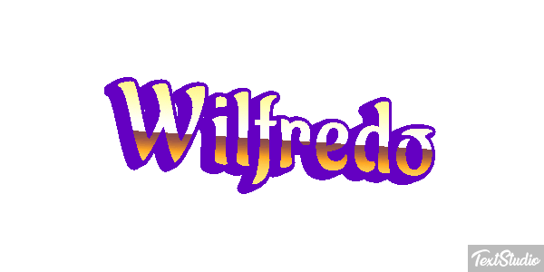 Wilfredo Text effect