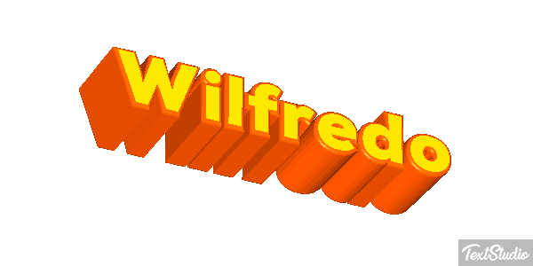 Wilfredo Text effect