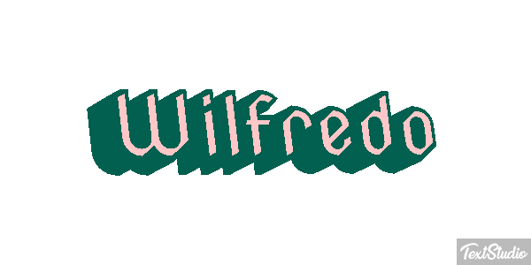 Wilfredo Text effect