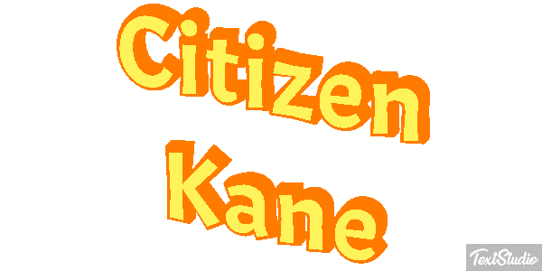 Citizen Kane Effet de texte