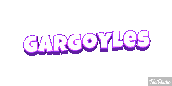 Gargoyles Текстовый эффект