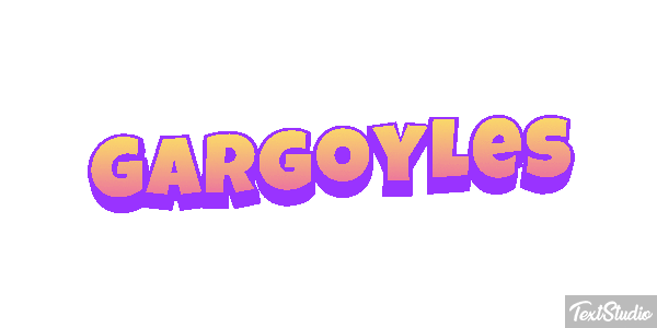 Gargoyles Текстовый эффект
