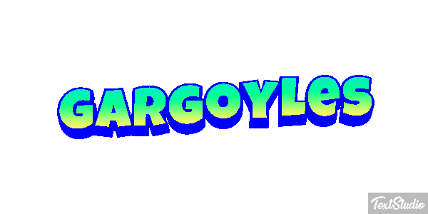 Gargoyles Текстовый эффект