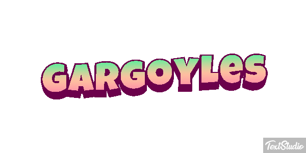 Gargoyles Текстовый эффект
