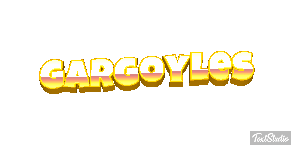 Gargoyles Текстовый эффект