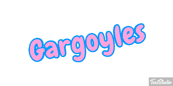 Gargoyles Текстовый эффект
