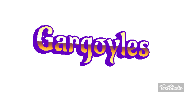 Gargoyles Текстовый эффект