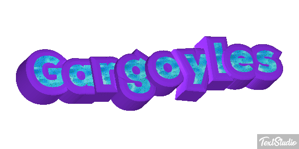 Gargoyles Текстовый эффект