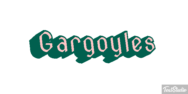 Gargoyles Текстовый эффект