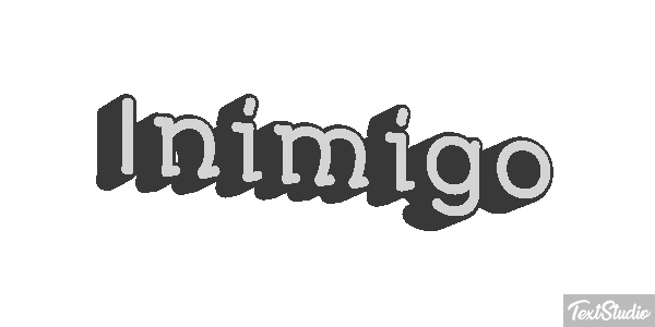 Inimigo Efeito do texto