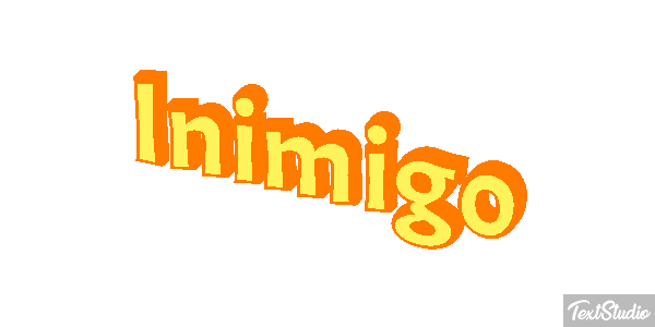 Inimigo Efeito do texto
