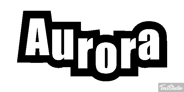 Aurora Text effect