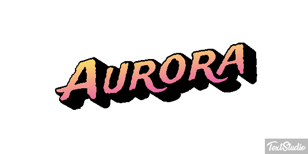 Aurora Text effect