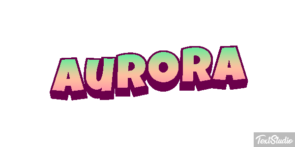 Aurora Text effect