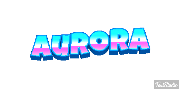 Aurora Text effect