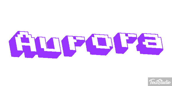 Aurora Text effect