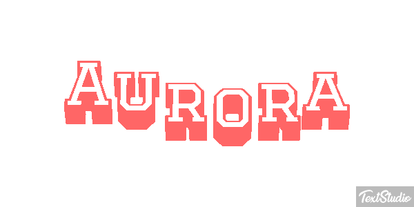 Aurora Text effect