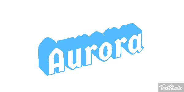 Aurora Text effect