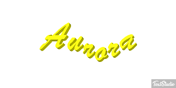 Aurora Text effect