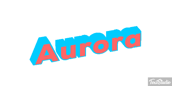 Aurora Text effect