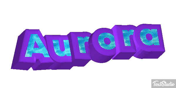 Aurora Text effect