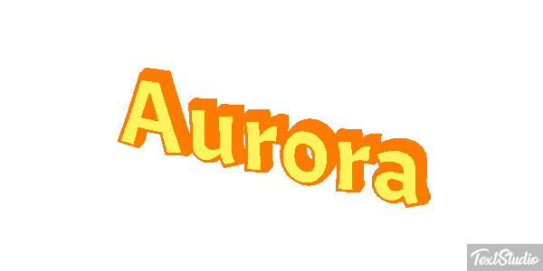 Aurora Text effect